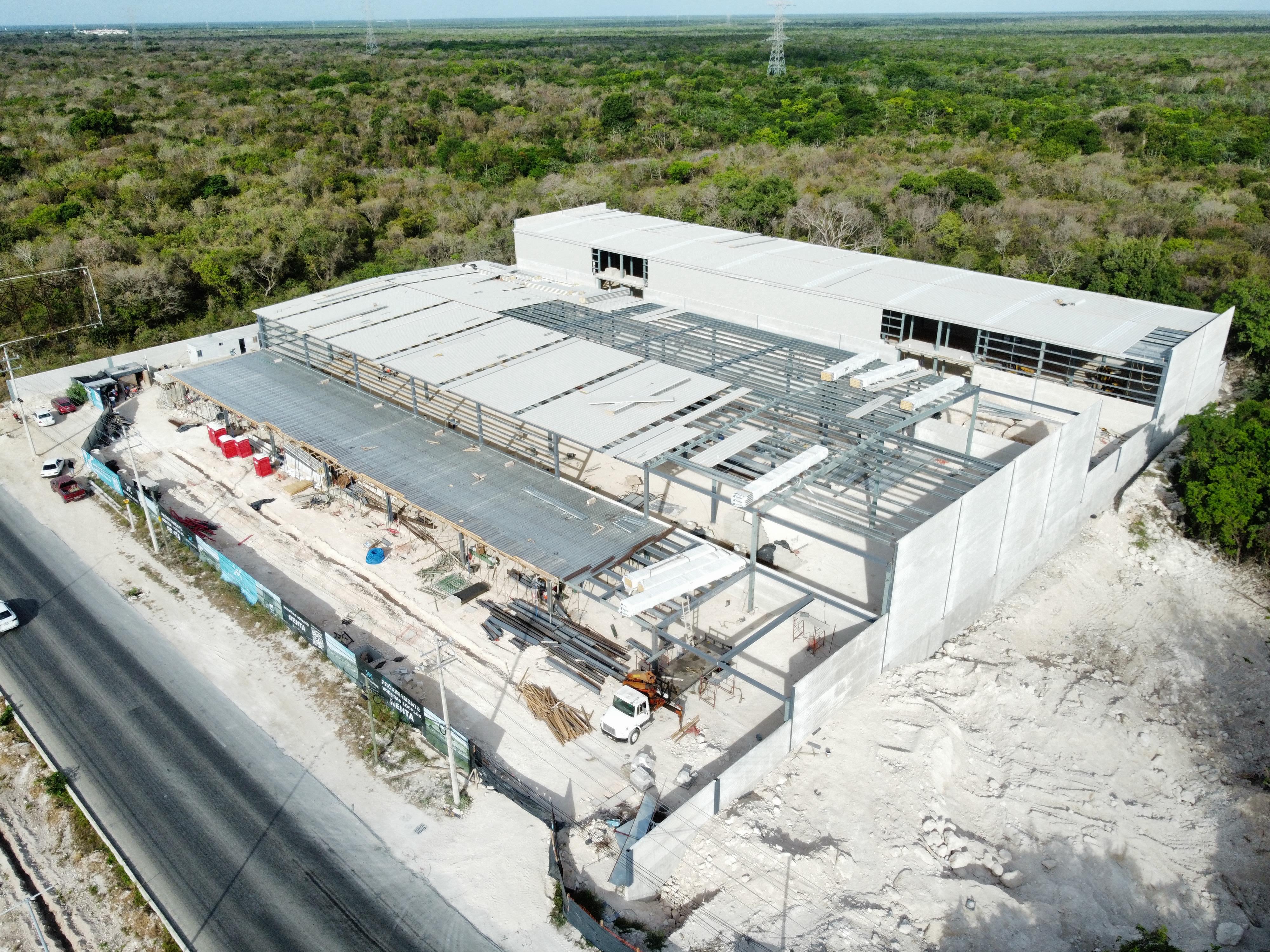 Vista actual del desarrollo Konecta Park en obra